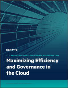 Egnyte Maximizing Efficiency Cover