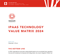 2024 iPaaS Technology Value Matrix Cover