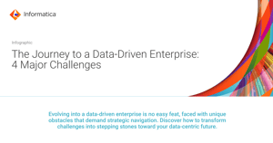 Data Driven Enterprise 4 Major Challenges Infographic Cover