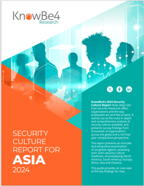 Security Culture Report for Asia Cover