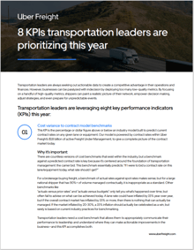 8 Transportation KPIs Cover